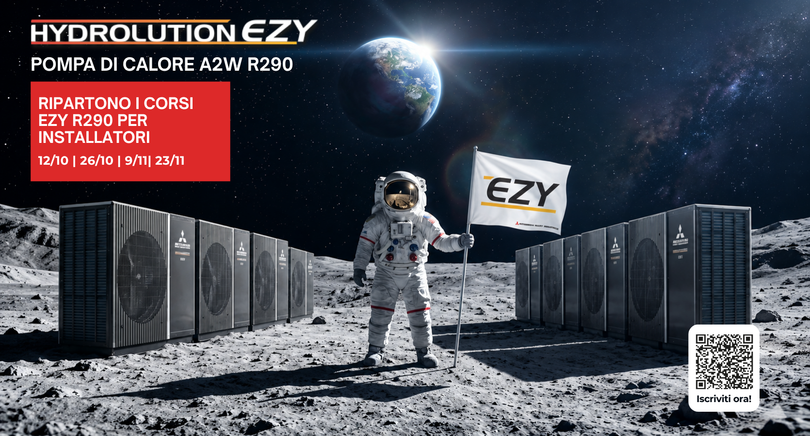 RIPARTONO I CORSI HYDROLUTION EZY R290